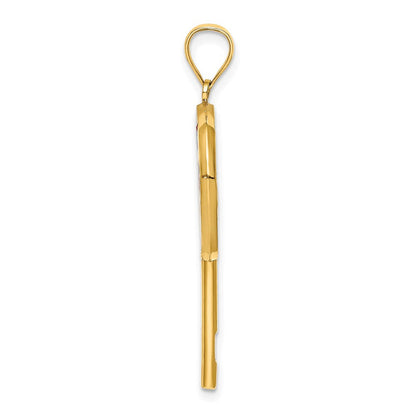 14K Gelbgold Lollipop-Charm mit mehrfarbiger Emaille, 3-D