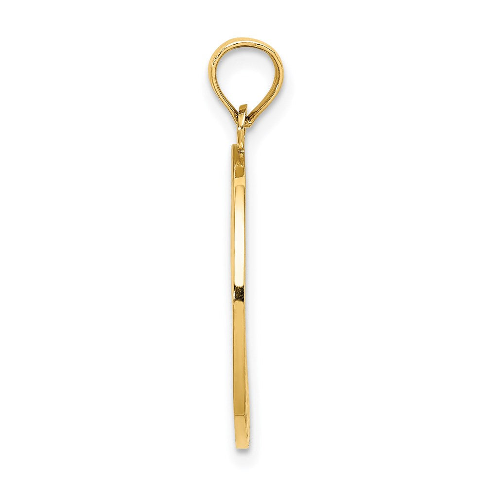 14K Gelbgold TRAVERSE CITY MI Emaille-Kirsche-Charm