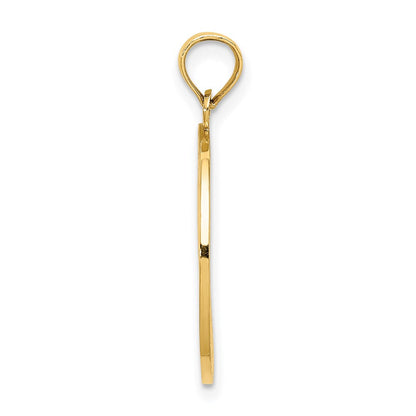 14K Gelbgold TRAVERSE CITY MI Emaille-Kirsche-Charm