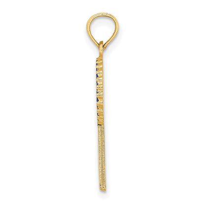 14k Gelbgold Emaille „BIRTHDAY BOY“ Charm mit blauem Band