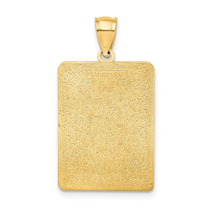 14K Gelbgold Emaille „Mile Marker 0 / KEY WEST“ Charm