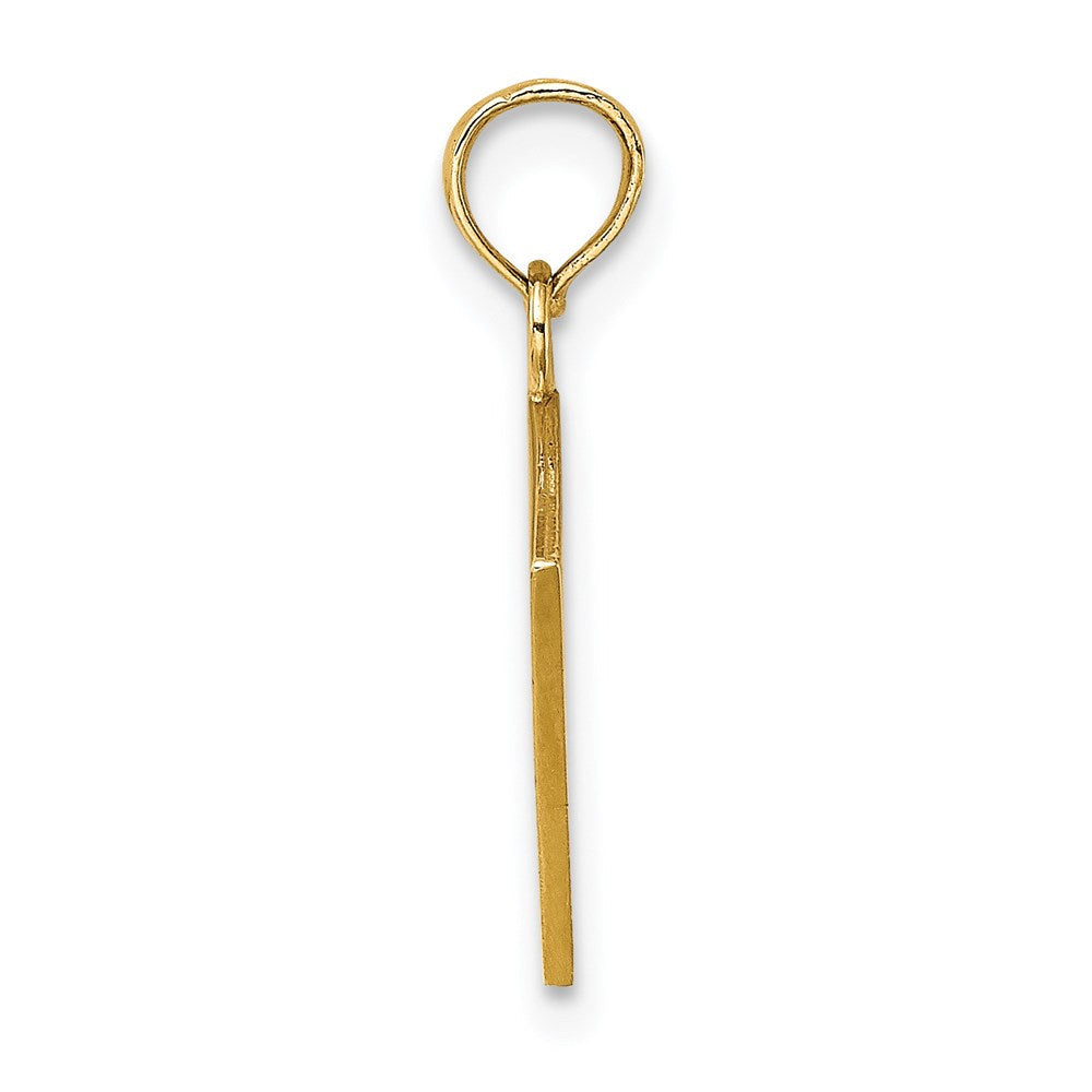 14K Gelbgold Emaille Jack Of Clubs und Ace Herzen Cards Charm