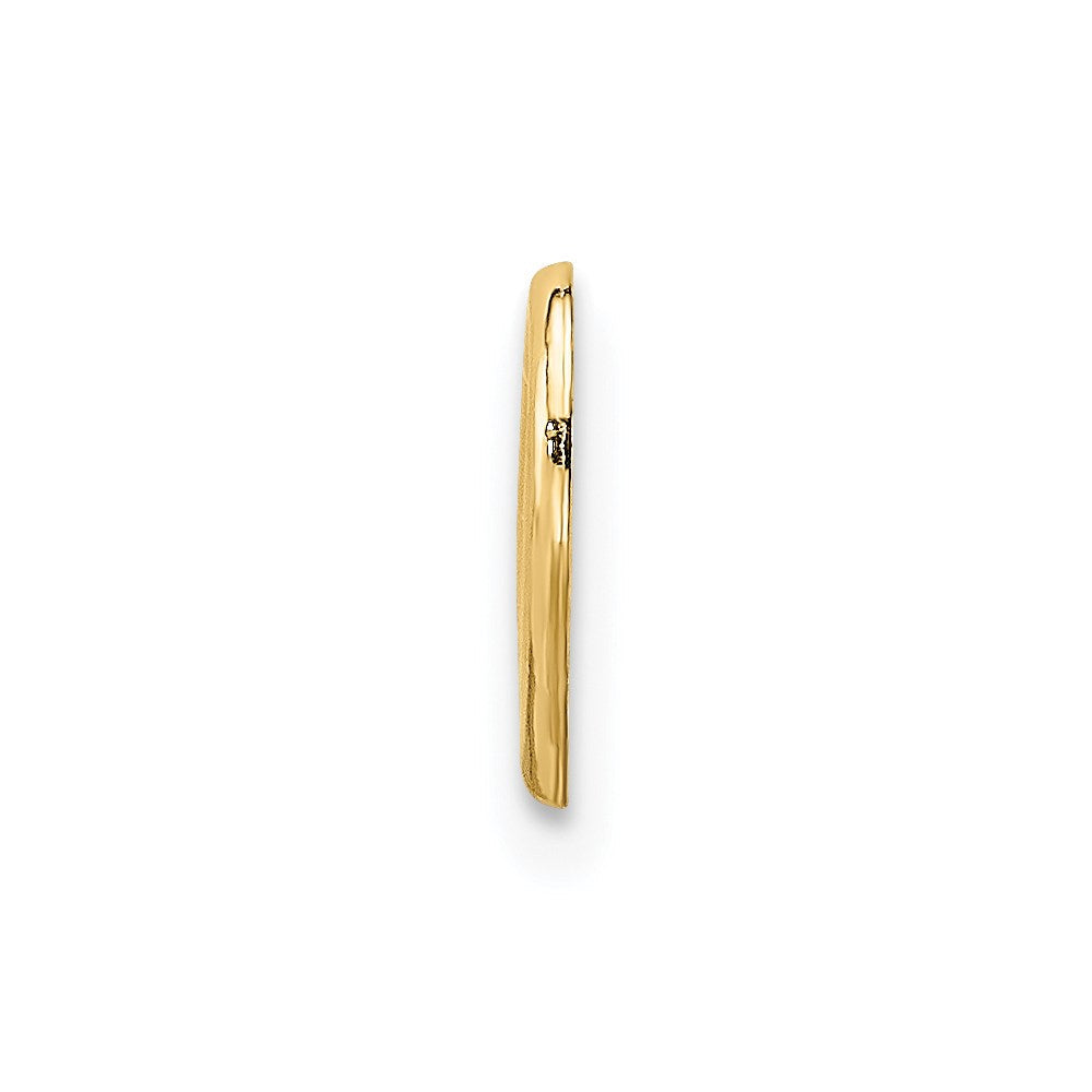 14K Gelbgold Poliert Mini Floating Herz Anhänger