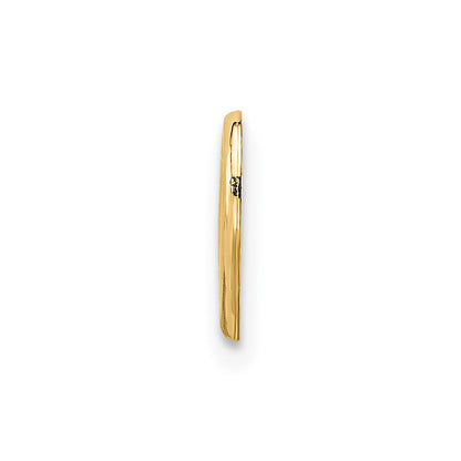 14K Gelbgold Poliert Mini Floating Herz Anhänger
