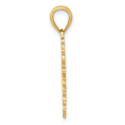 14 Karat Gelbgold LOVE IS...HERZ-Charm