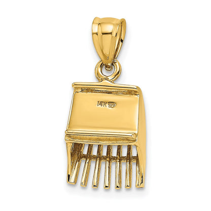 14K Gelbgold 3D-Preiselbeerschöpfkelle-Charm