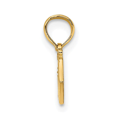 14K Gelbgold Wrapped Geschenk Venezianer Charm