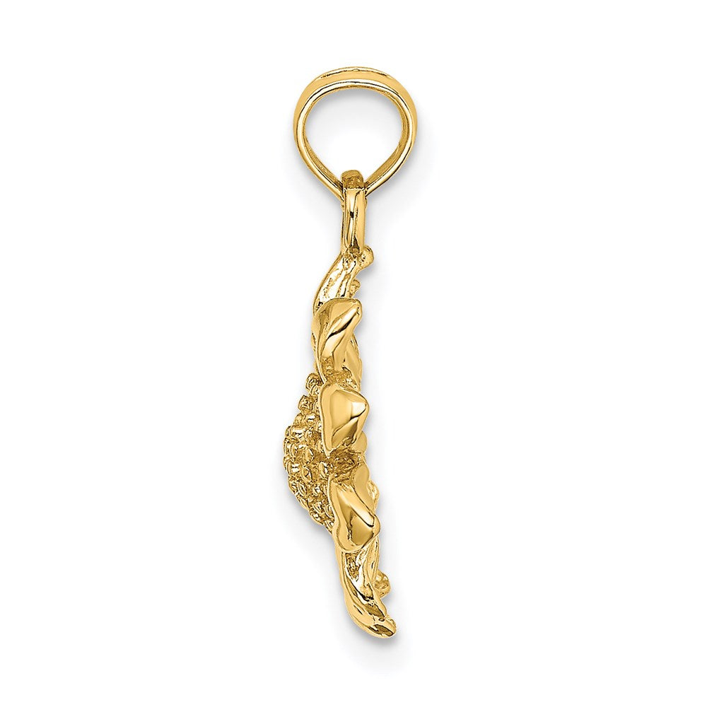 14K Gelbgold Sonnenblumen-Charm