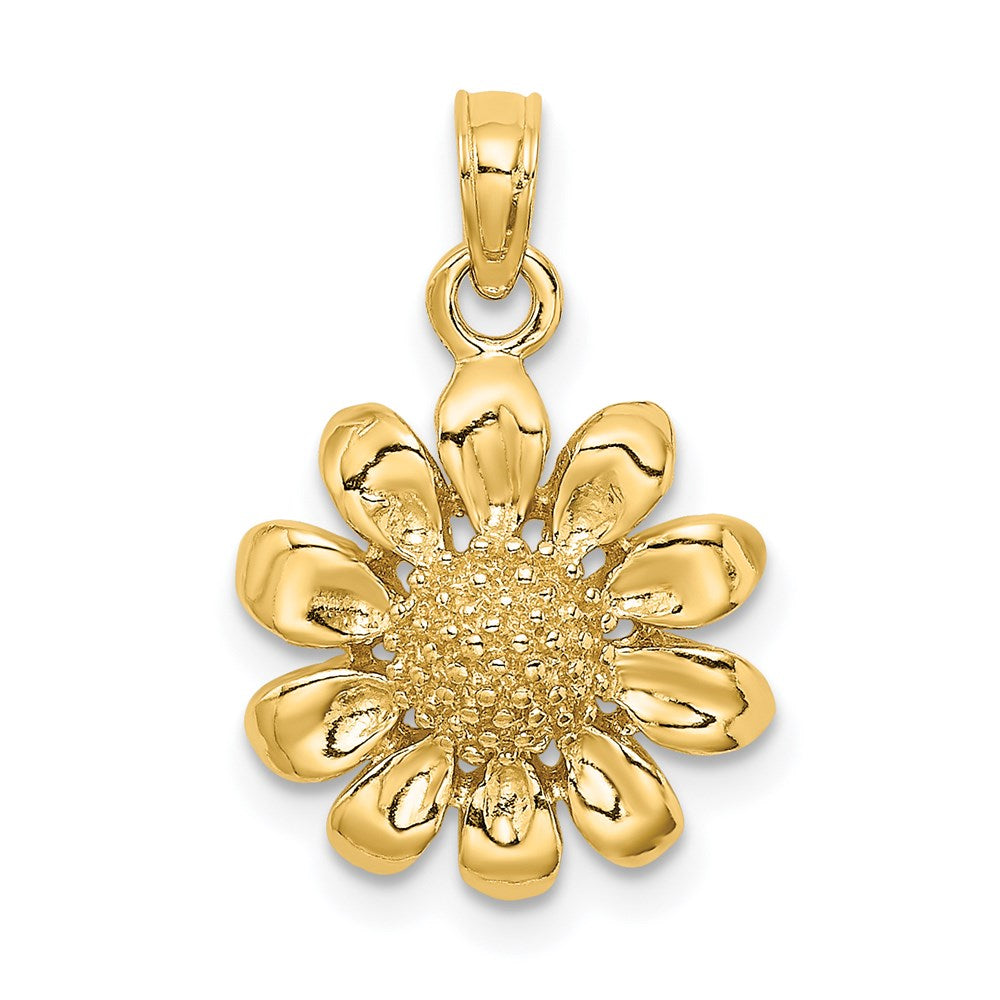 14K Gelbgold Sonnenblumen-Charm