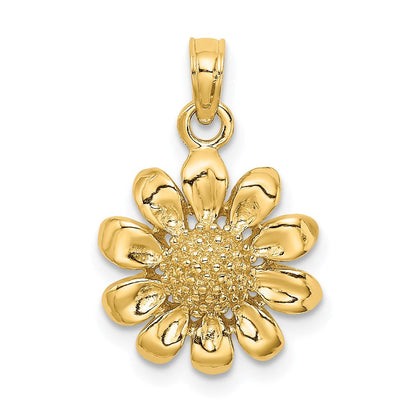 14K Gelbgold Sonnenblumen-Charm