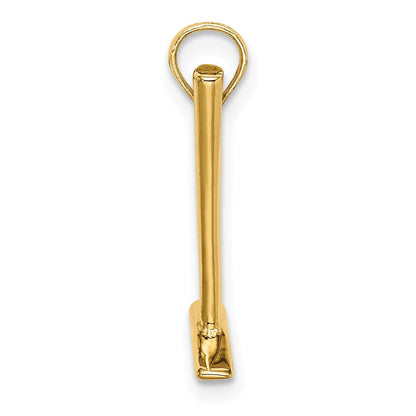14K Gelbgold 3-D Hammer-Charm