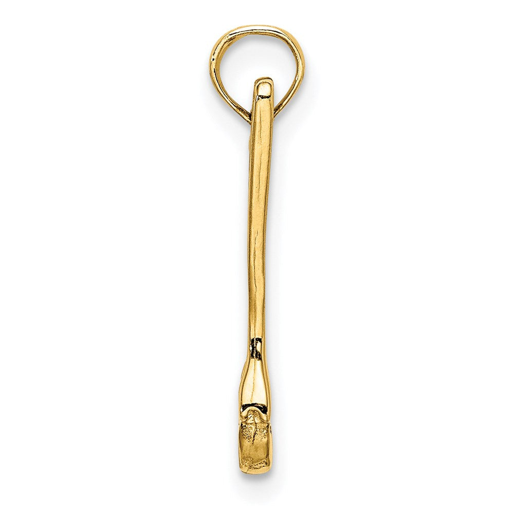 14K Gelbgold 3-d Verstellbar Wrench Charm
