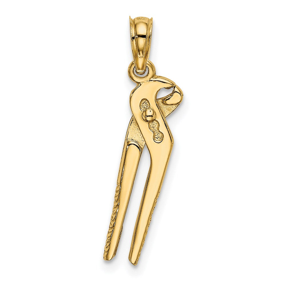 14K Gelbgold 3-d Beweglich Pliers Charm