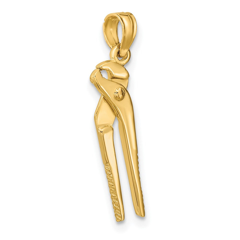 14K Gelbgold 3-d Beweglich Pliers Charm