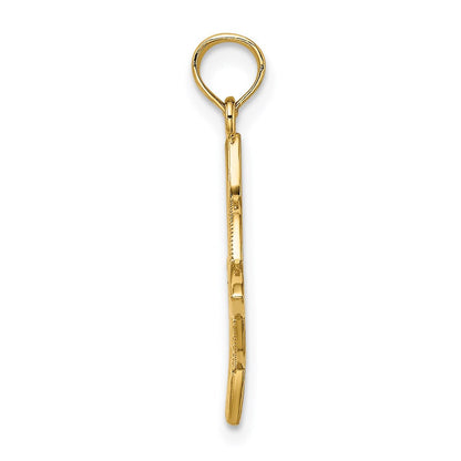 14K Gelbgold Klein Keltisch Memoire Knoten Charm