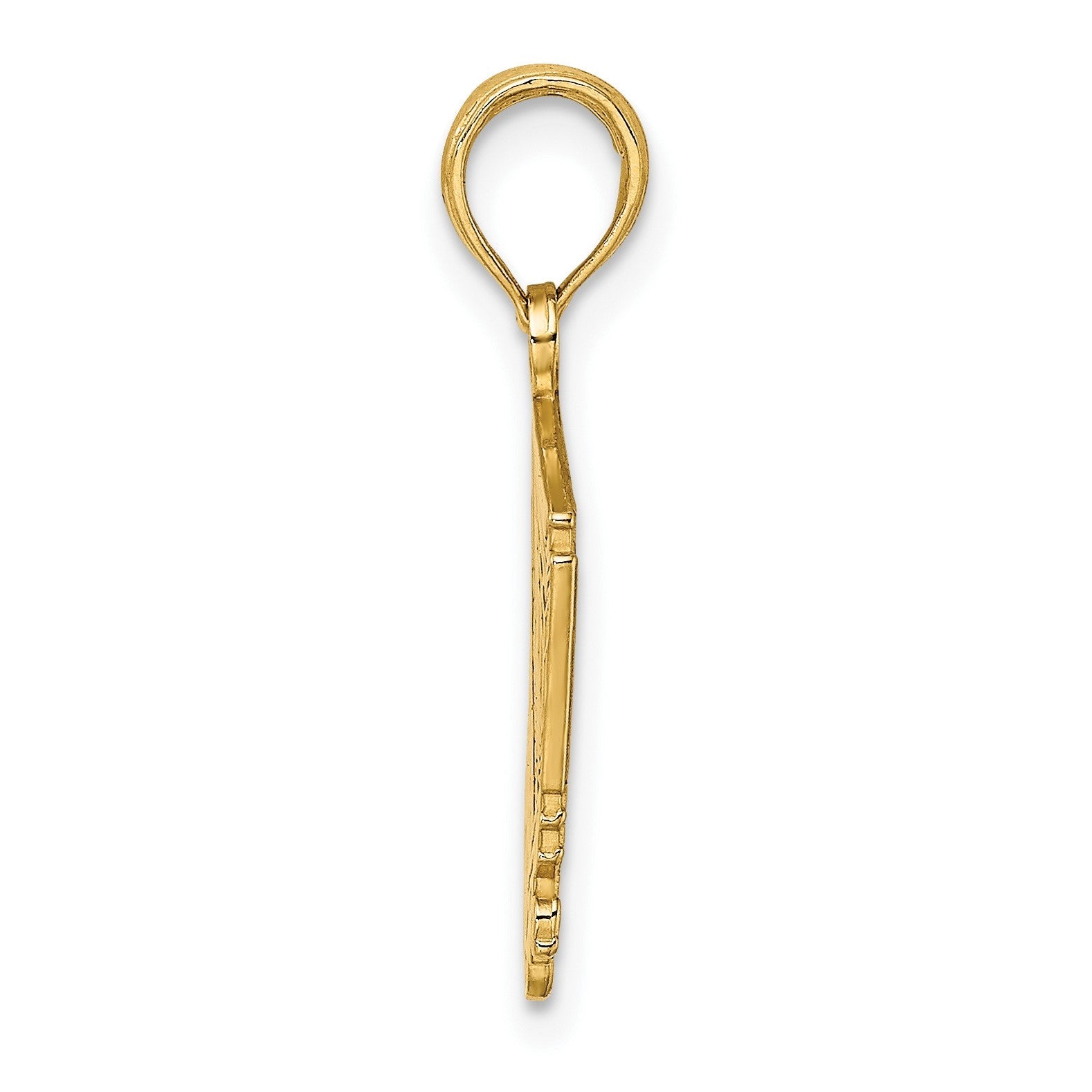 14K Gelbgold Pittsburgh Incline (Standseilbahn) Charm