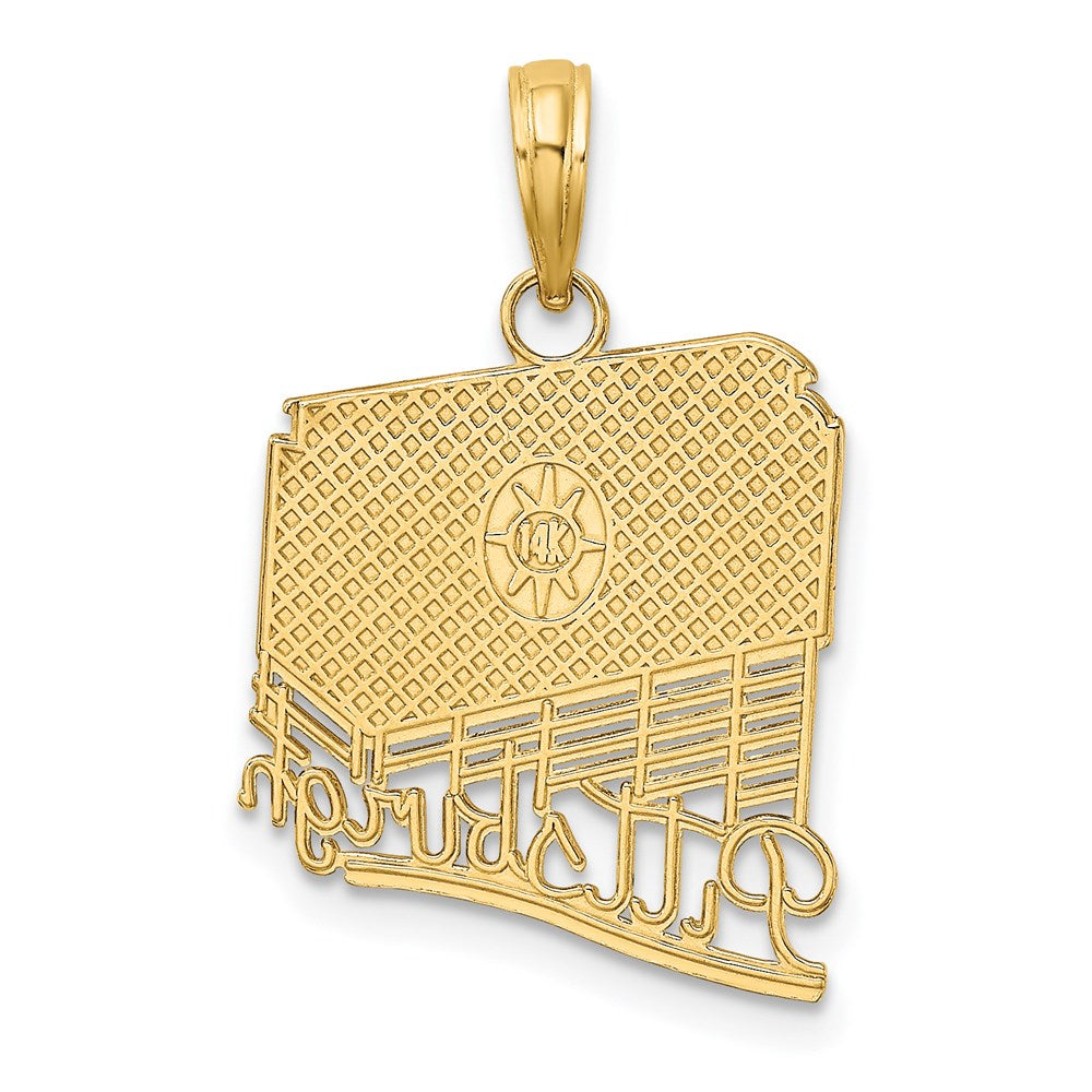 14K Gelbgold Pittsburgh Incline (Standseilbahn) Charm