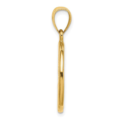 14K Gelbgold Washington D.C. Skyline Kreis-Charm
