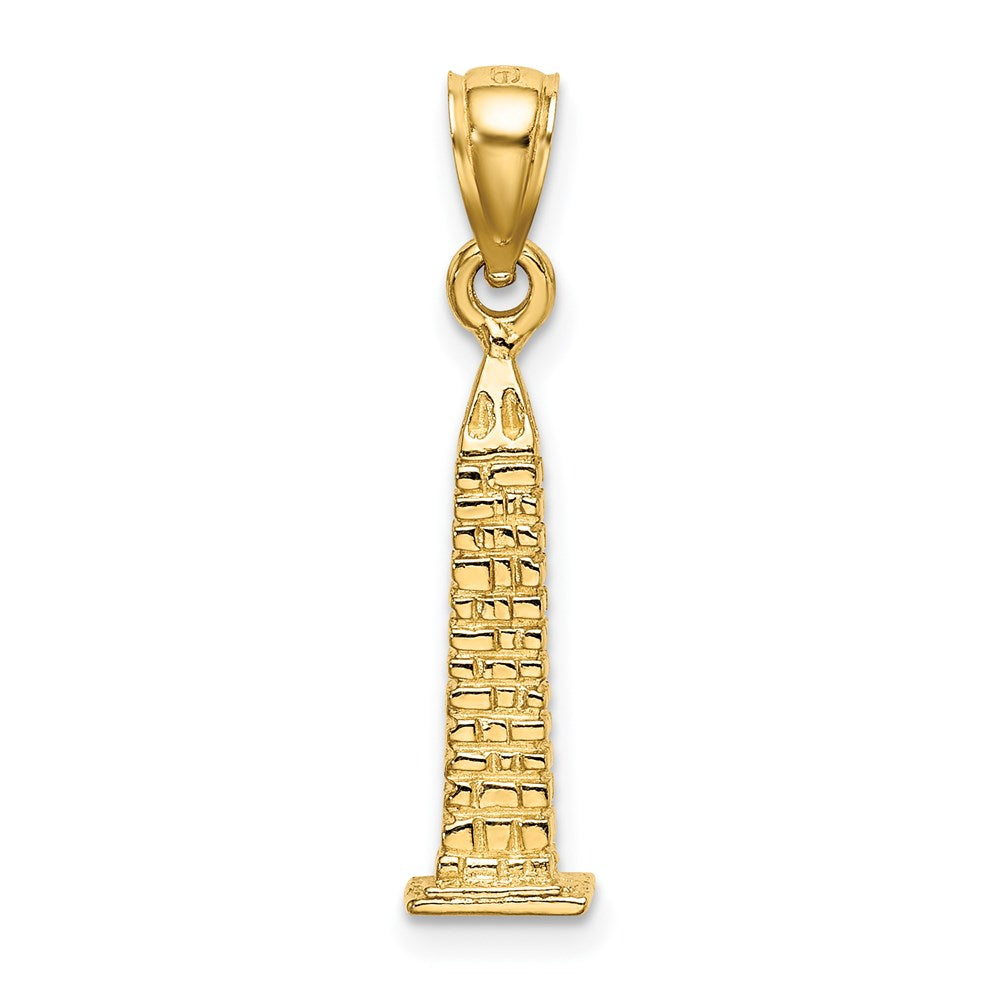 14K Gelbgold 3D-Anhänger "Washington Monument