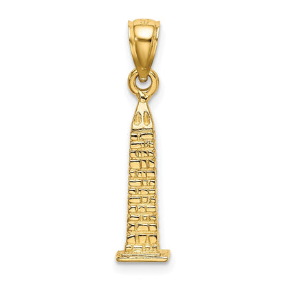 14K Gelbgold 3D-Anhänger "Washington Monument