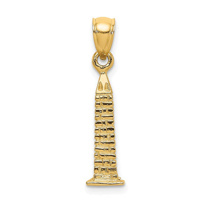 14K Gelbgold 3D-Anhänger "Washington Monument