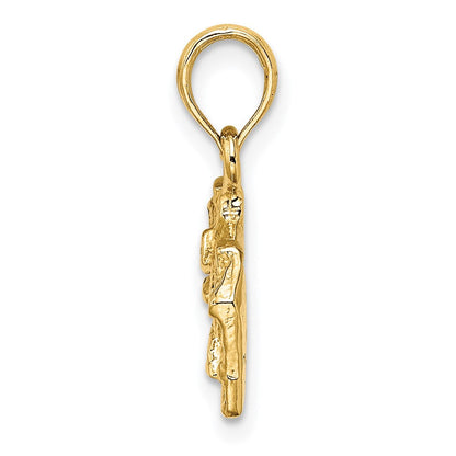14k Gelbgold 3D-Charm „WREN BUILDINGS WILLIAMSBURG VA“