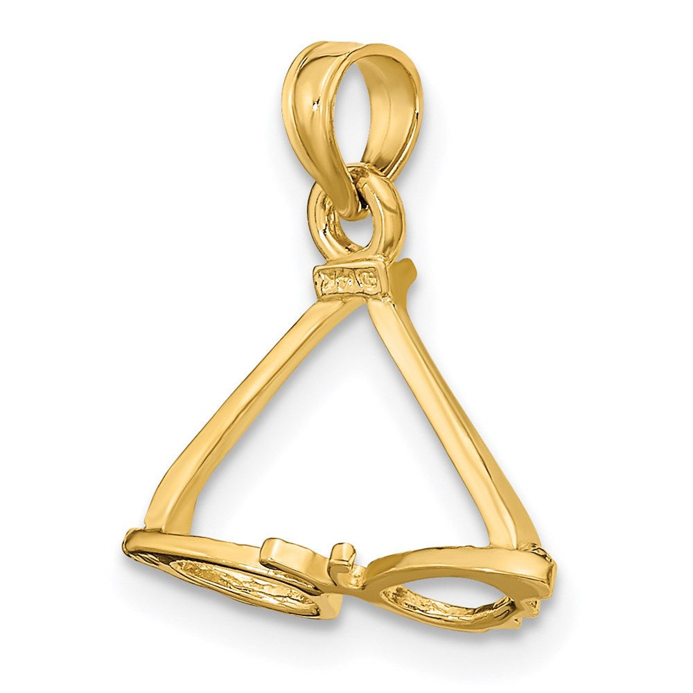 14K Gelbgold 3-d Poliert Schmetterling Sunglasses Charm