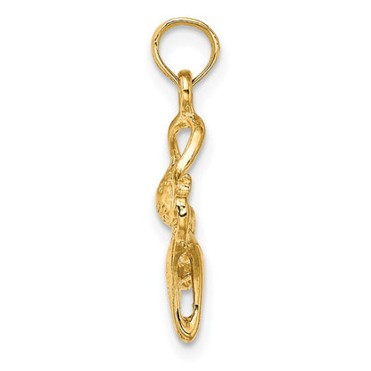 14K Gelbgold Bikini Bathing Suit Charm