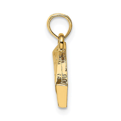14K Gelbgold Käsestück-Charm