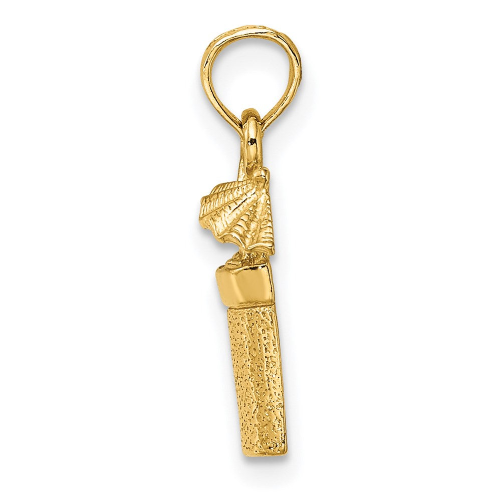 14K Gelbgold Cocktail Drink mit Umbrella Charm