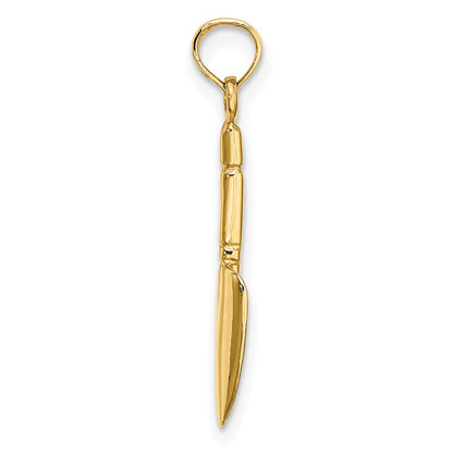 14K Gelbgold 3-d Trowel Garden Tool Charm