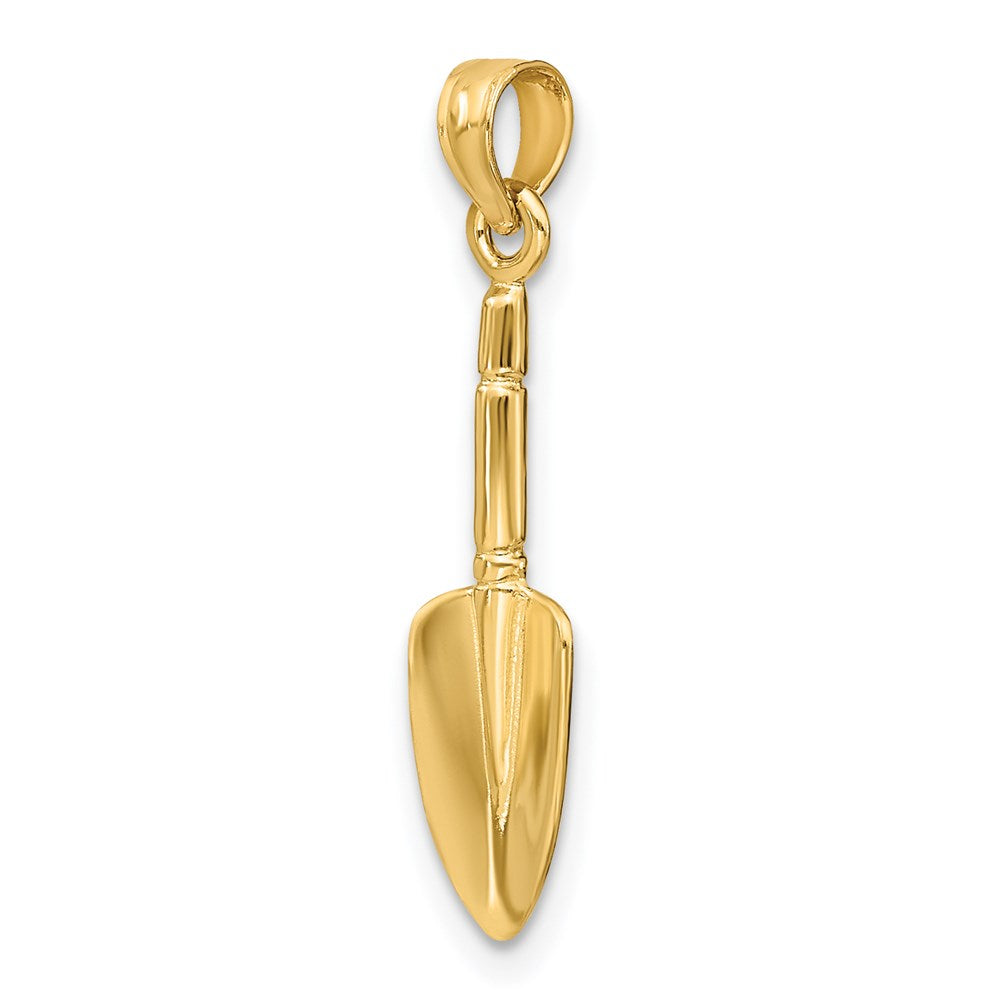 14K Gelbgold 3-d Trowel Garden Tool Charm