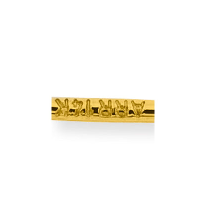 14K Gelb & Rhodium Gold & Rhodium Massiv Satiniert Poliert Herz Brosche