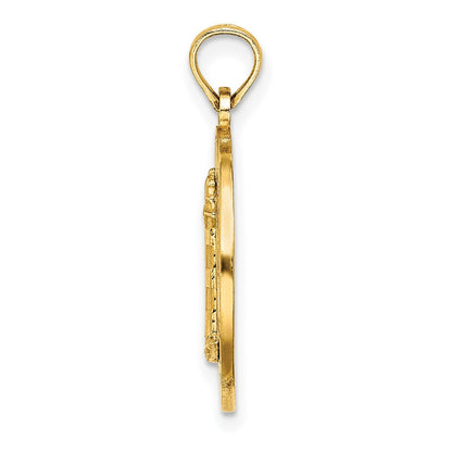 14K Gelbgold Charm Leuchtturm Boothbay Harbor