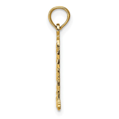 14K Gelbgold Klein Leuchtturm mit Building Charm