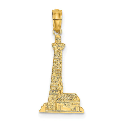 14K Gelbgold Leuchtturm mit Building Charm