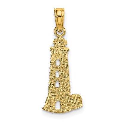 14K Gelbgold Leuchtturm Charm
