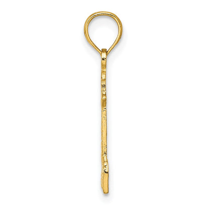 14K Gelbgold Leuchtturm Charm
