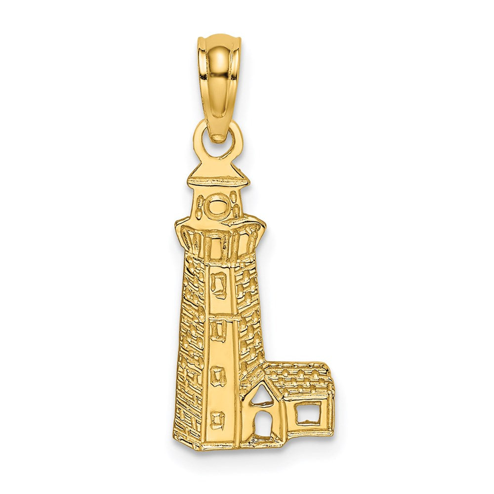14K Gelbgold Leuchtturm Charm