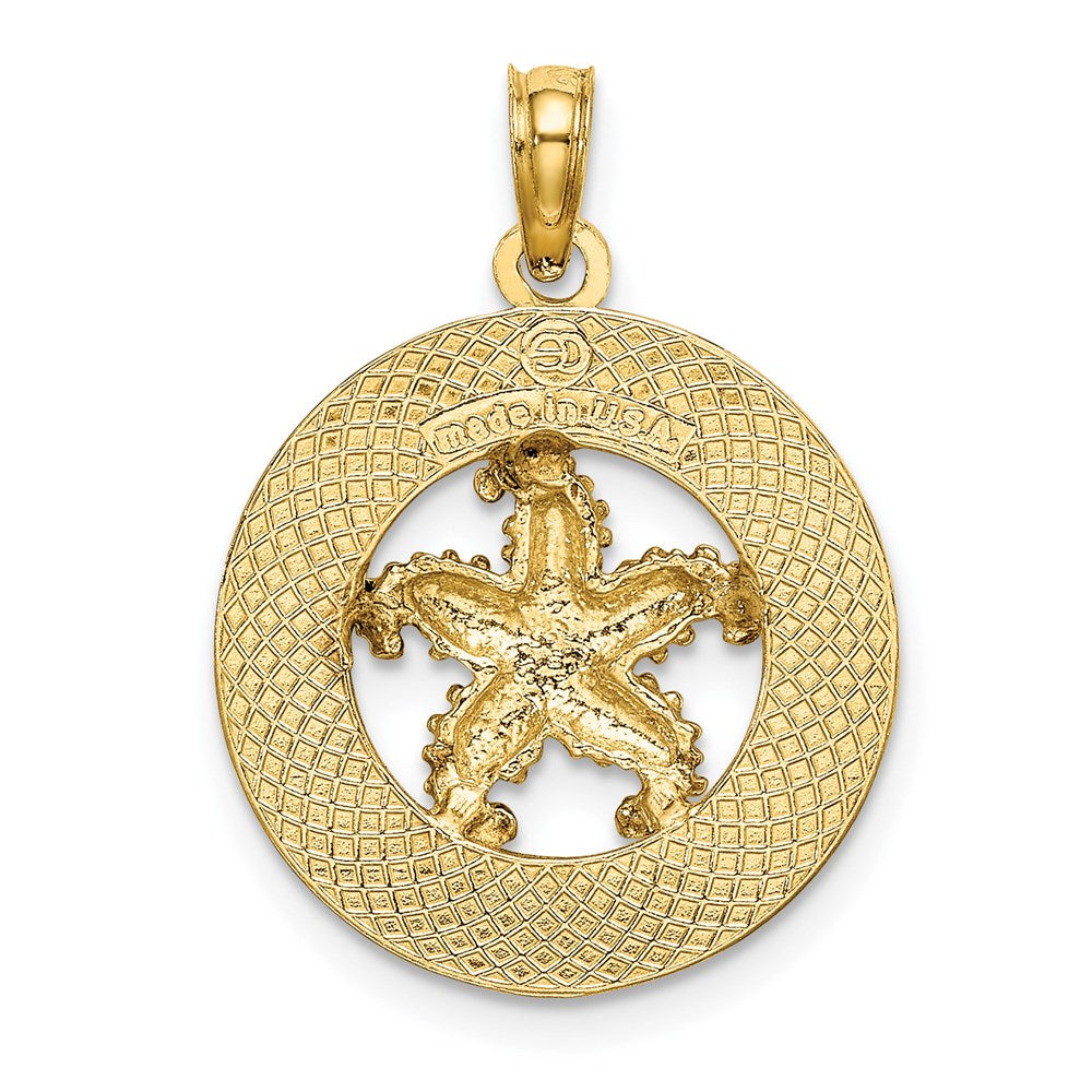 14K Gelbgold BOOTHBAY HARBOR Seestern-Charm