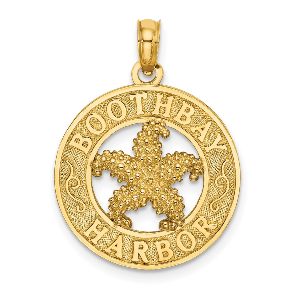 14K Gelbgold BOOTHBAY HARBOR Seestern-Charm