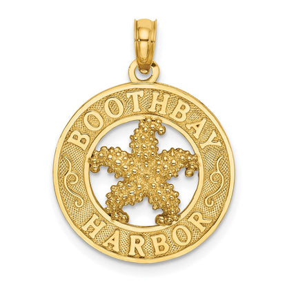 14K Gelbgold BOOTHBAY HARBOR Seestern-Charm