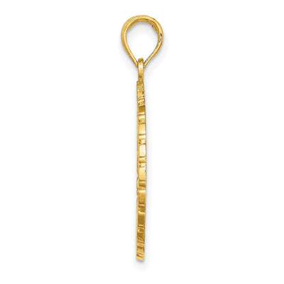 14K Gelbgold PUERTO RICO Palmenbaum-Charm