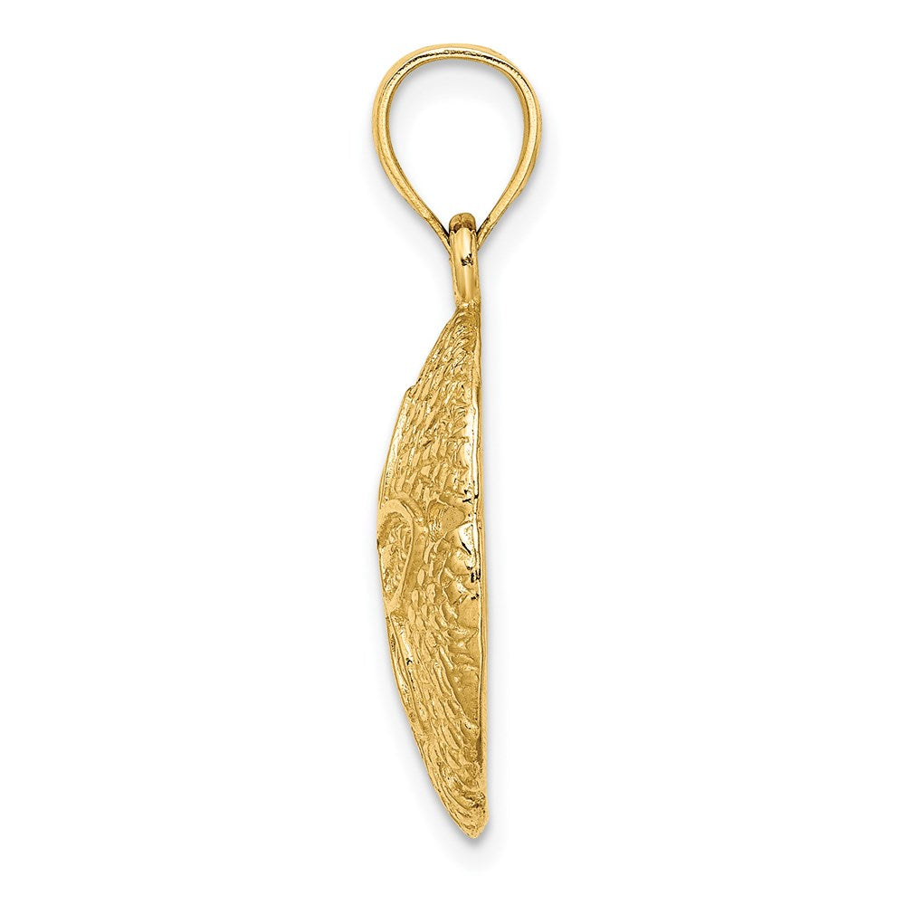 14K Gelbgold Sanddollar-Charm