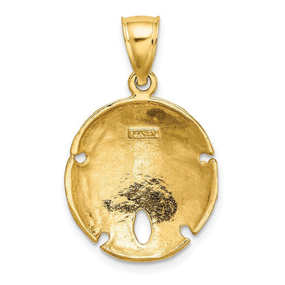 14K Gelbgold Sanddollar-Charm