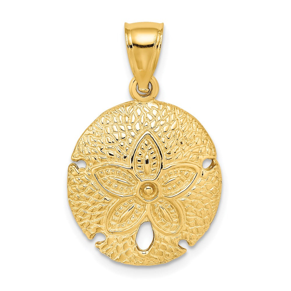 14K Gelbgold Sanddollar-Charm