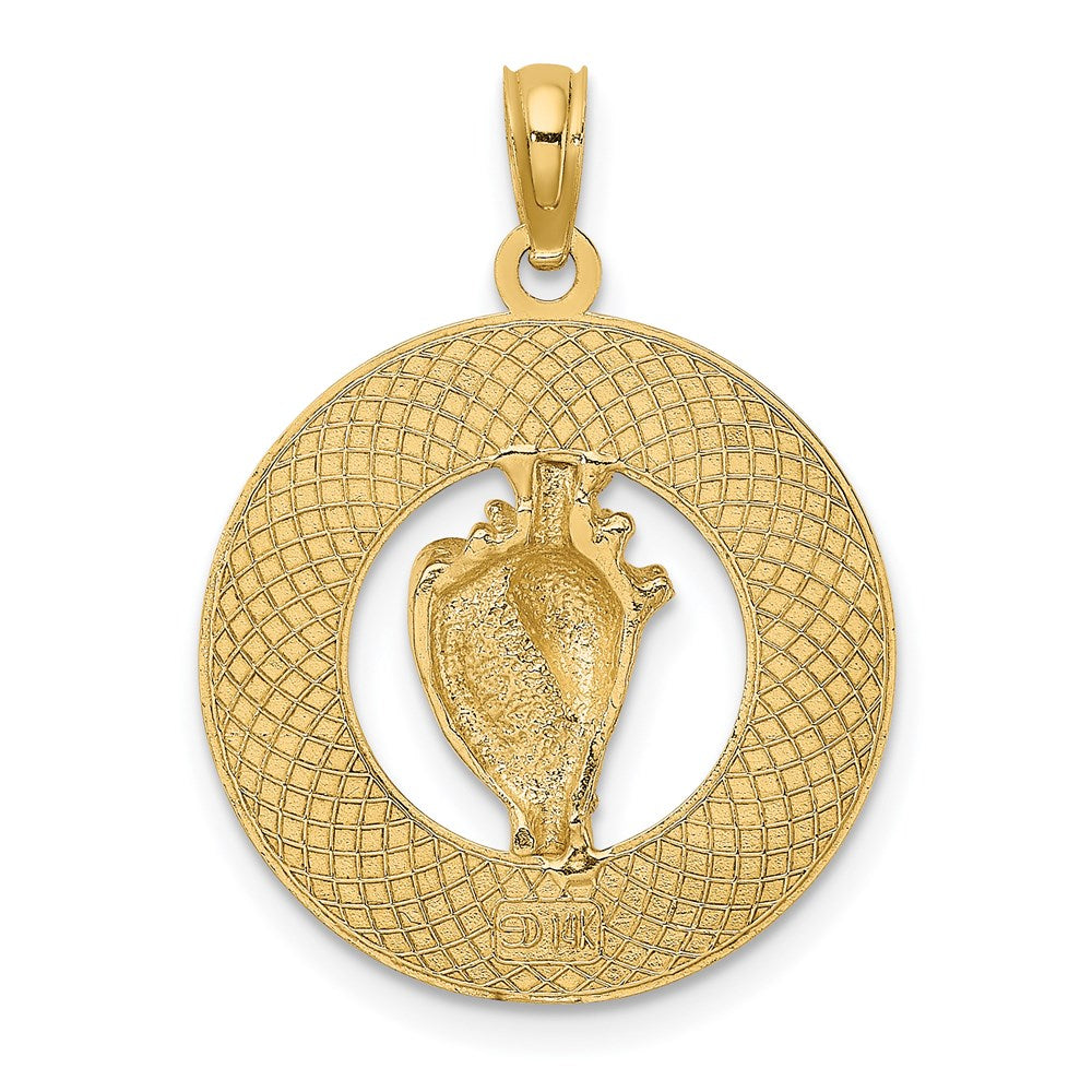 14K Gelbgold CAPE MAY Charm mit Muschel