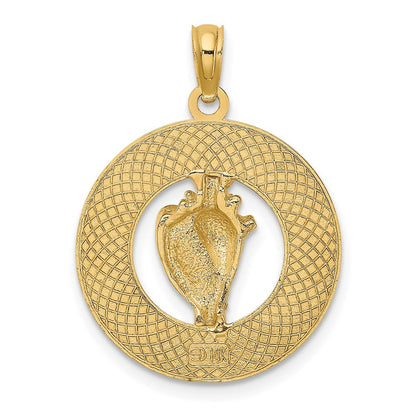 14K Gelbgold CAPE MAY Charm mit Muschel