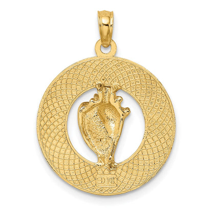 14 K Gelbgold Muschel-Charm "PAWLEYS ISLAND" (Kegelschnecke)