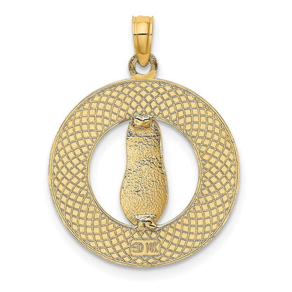 14K Gelbgold CAPE MAY Charm mit Flip-Flop